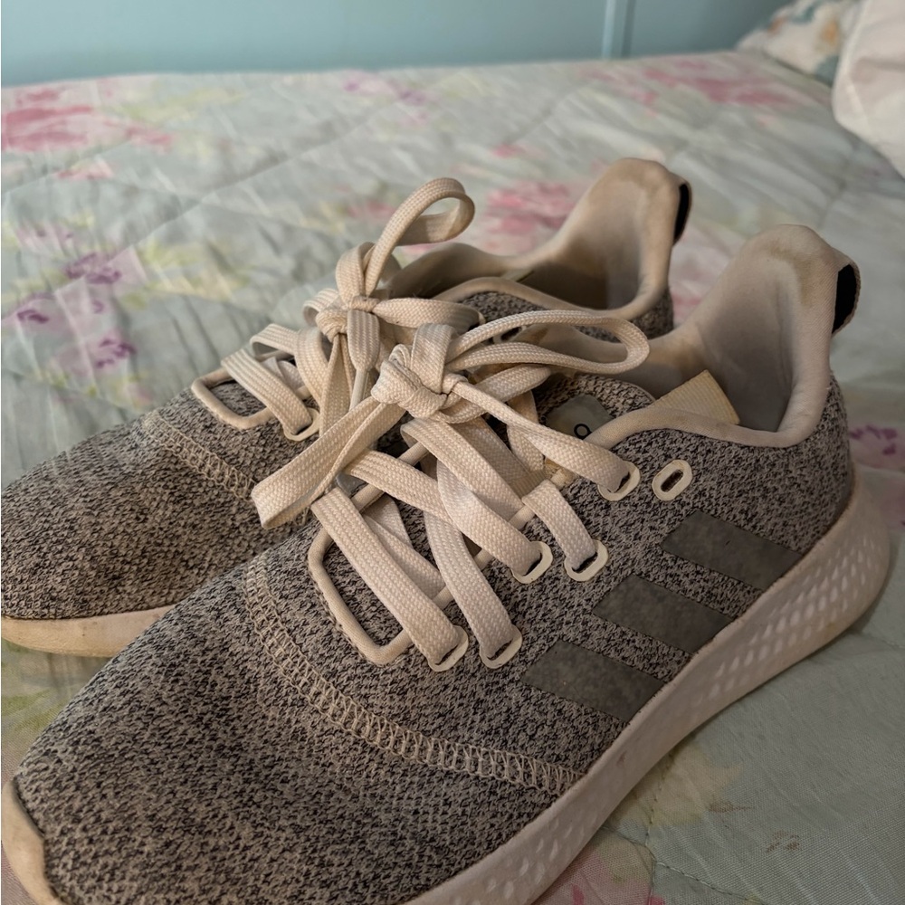 Adidas White and Gray Sneakers